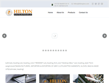 Tablet Screenshot of hiltonglove.com